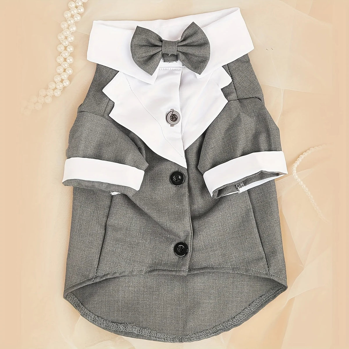 Formal Shirt with Bow Tie (Small Dogs)