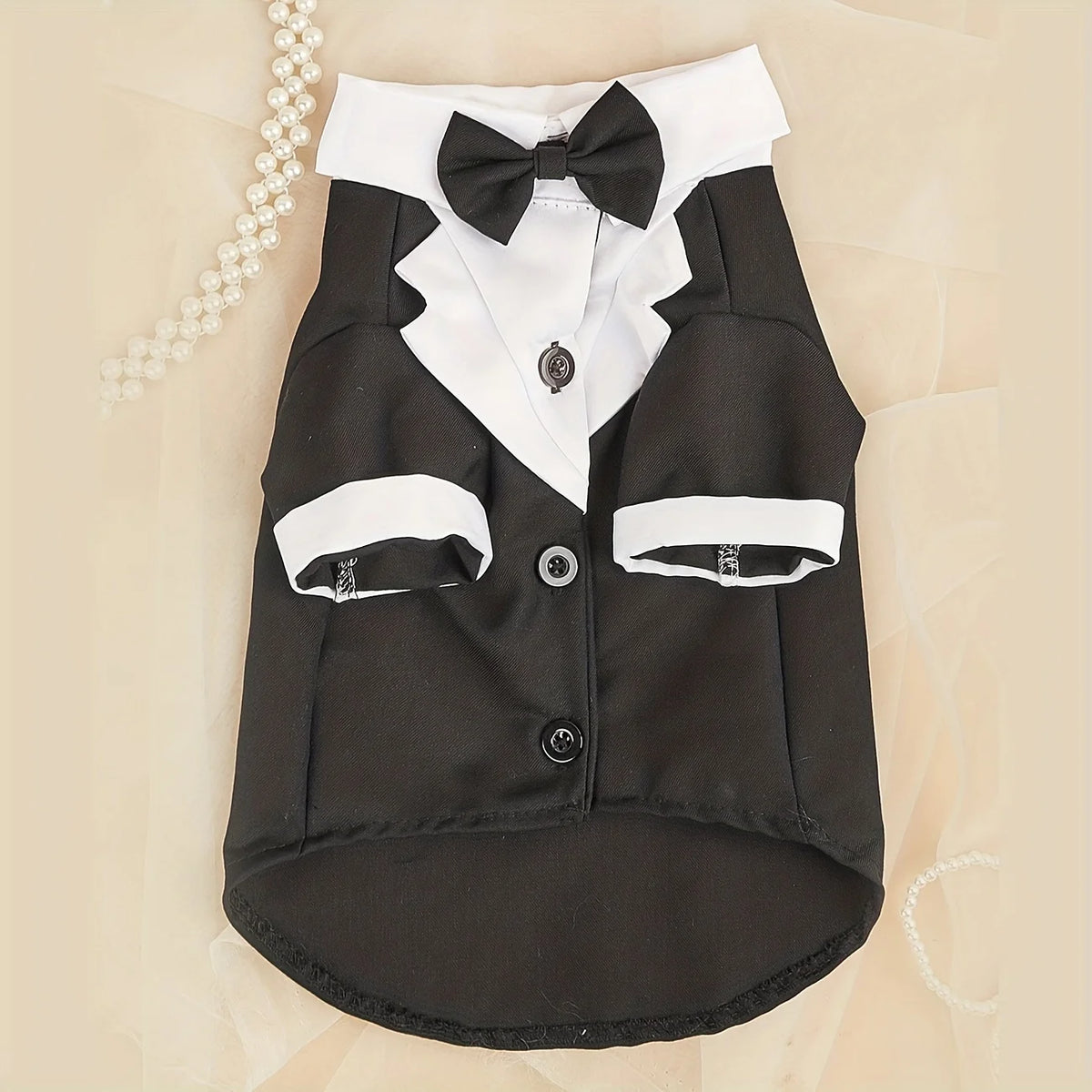 Formal Shirt with Bow Tie (Small Dogs)