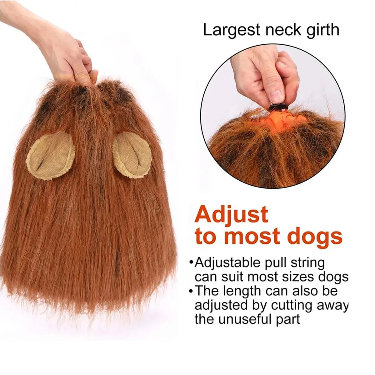 Lion Mane Wig Halloween Costume