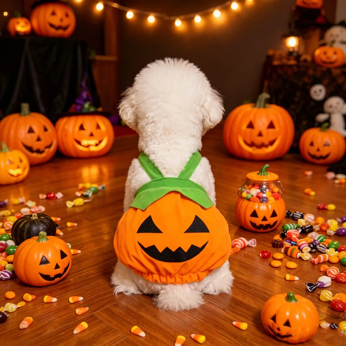 Pumpkin Strap Skirt Halloween Costume