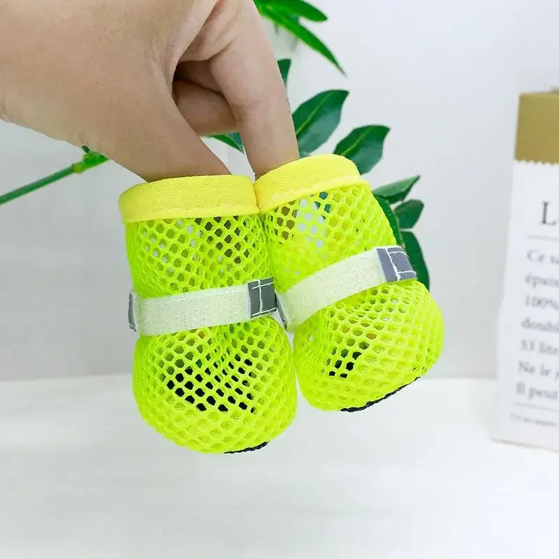 Soft Sole Boots with Hook-and-Loop Strap - 4-Pack