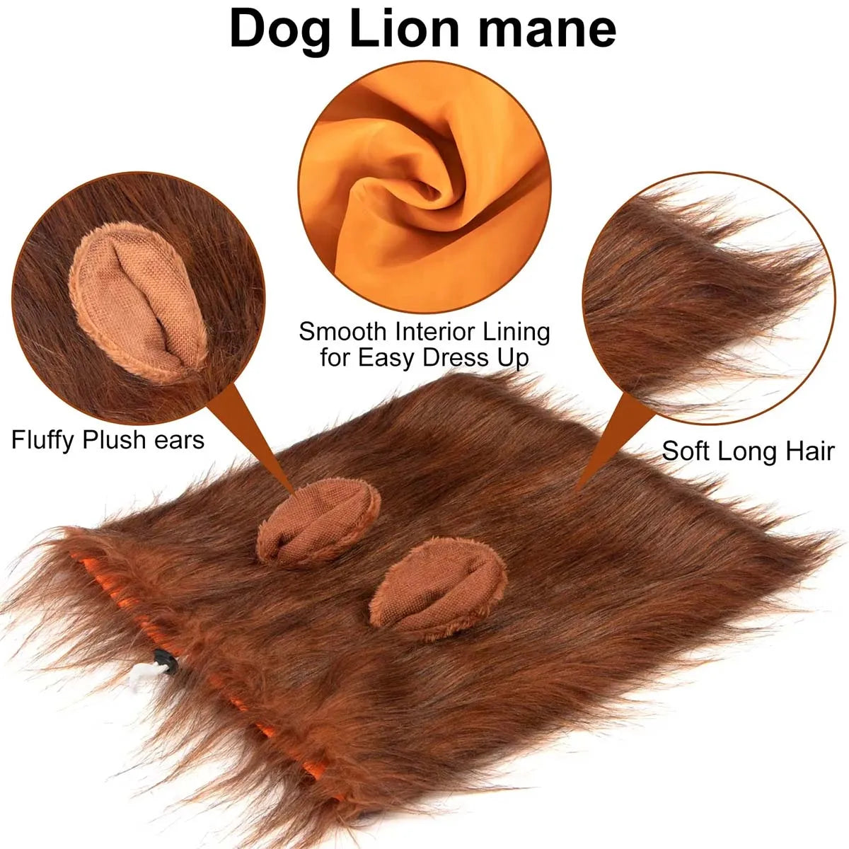 Lion Mane Wig Halloween Costume