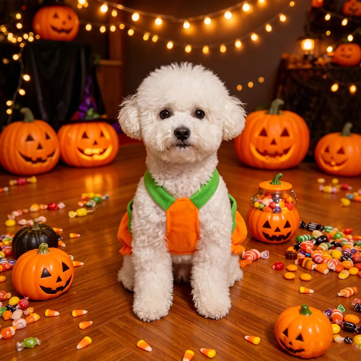 Pumpkin Strap Skirt Halloween Costume